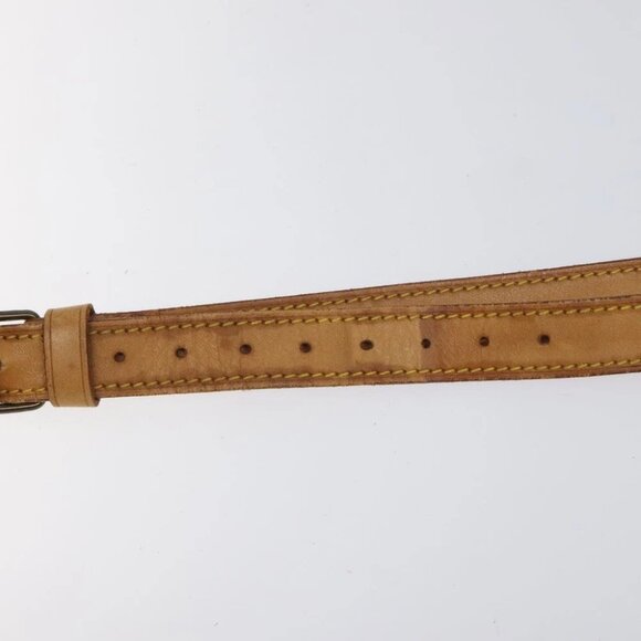 LOUIS VUITTON Adjustable Shoulder Strap Leather 35.8""-42.9"" Beige - Picture 13 of 14